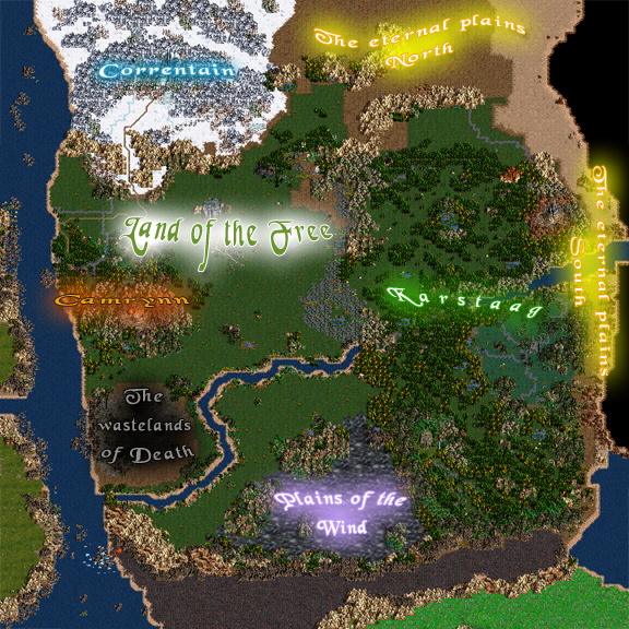 Overview-map of Moranien ano. 3454